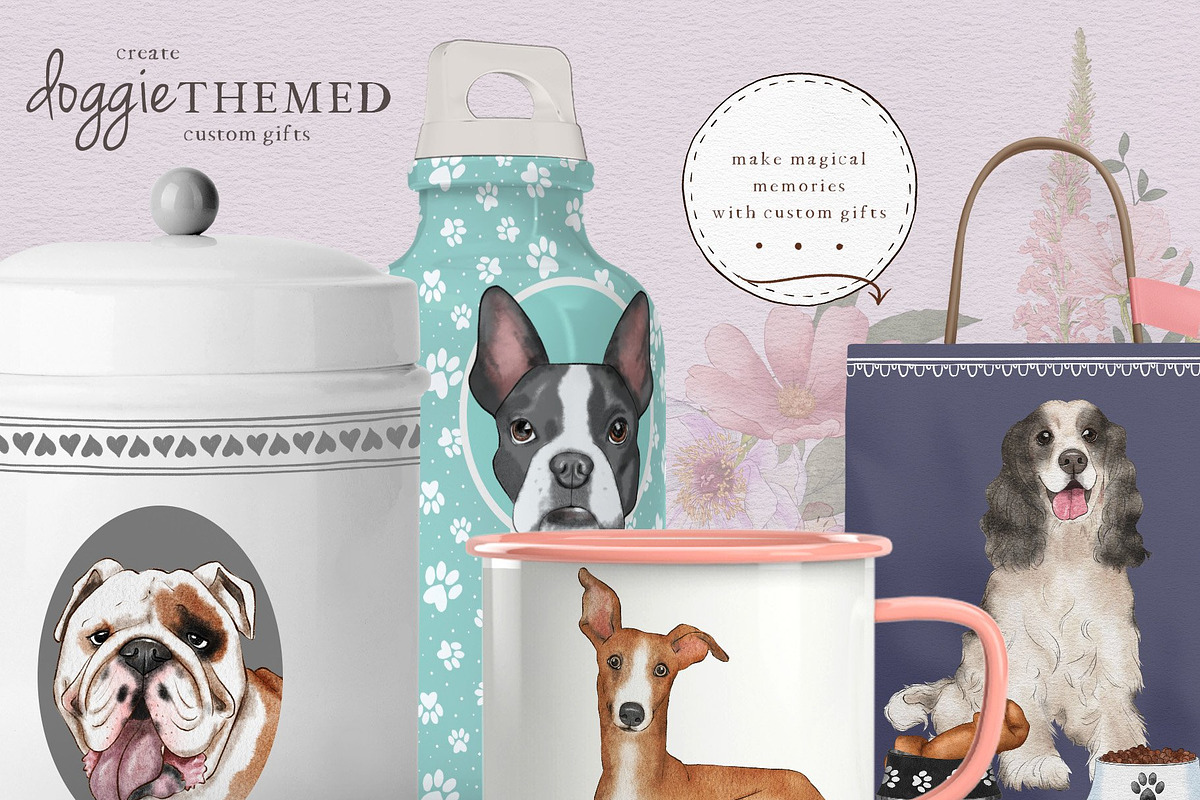 Pet Illustrations Patterns & Borders, a Graphic by Pretty Little Lines (Photo 12 of 29)