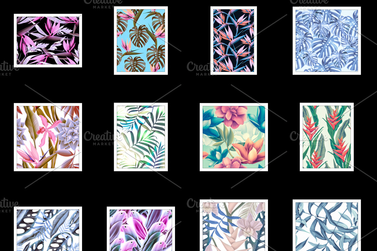 95% OFF!! Huge Floral Designs BUNDLE, a Pattern Graphic by Luxury Fashion Prints (Photo 5 of 5)