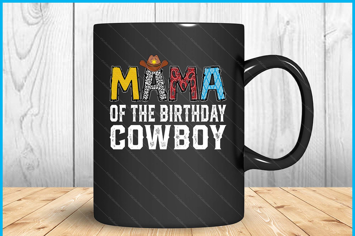 Mama 1st Birthday Cowboy Western SVG, a Graphic by Creativeusart (Photo 3 of 4)