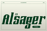 CS Alsager Pixel, a Serif Font by Craft Supply Co. (Thumbnail 1 of 8)