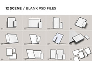 iPad & iPhone Mockup - Scene Creator, an iPad Mockup by graphicpages (Thumbnail 2 of 15)