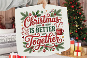 Christmas Is Better Together PNG, a Seasonal Illustration by DreamPrint404 (Thumbnail 2 of 6)
