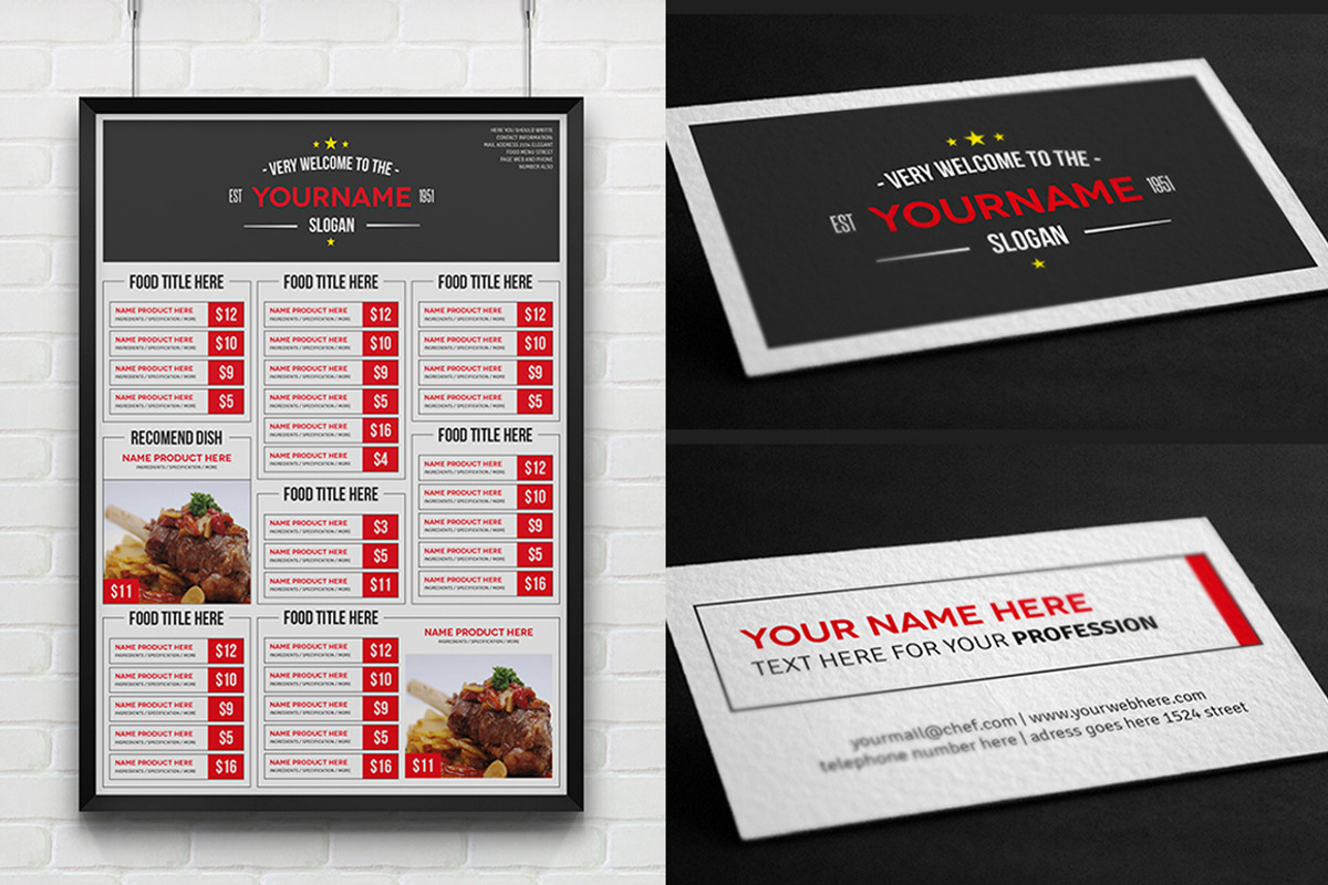 Multimenu Template, a Brochure Template by Luuqas Design (Photo 4 of 5)
