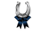 Gold, Silver and Bronze Horseshoes, a Decorative Illustration by PsychocheArt (Thumbnail 3 of 4)