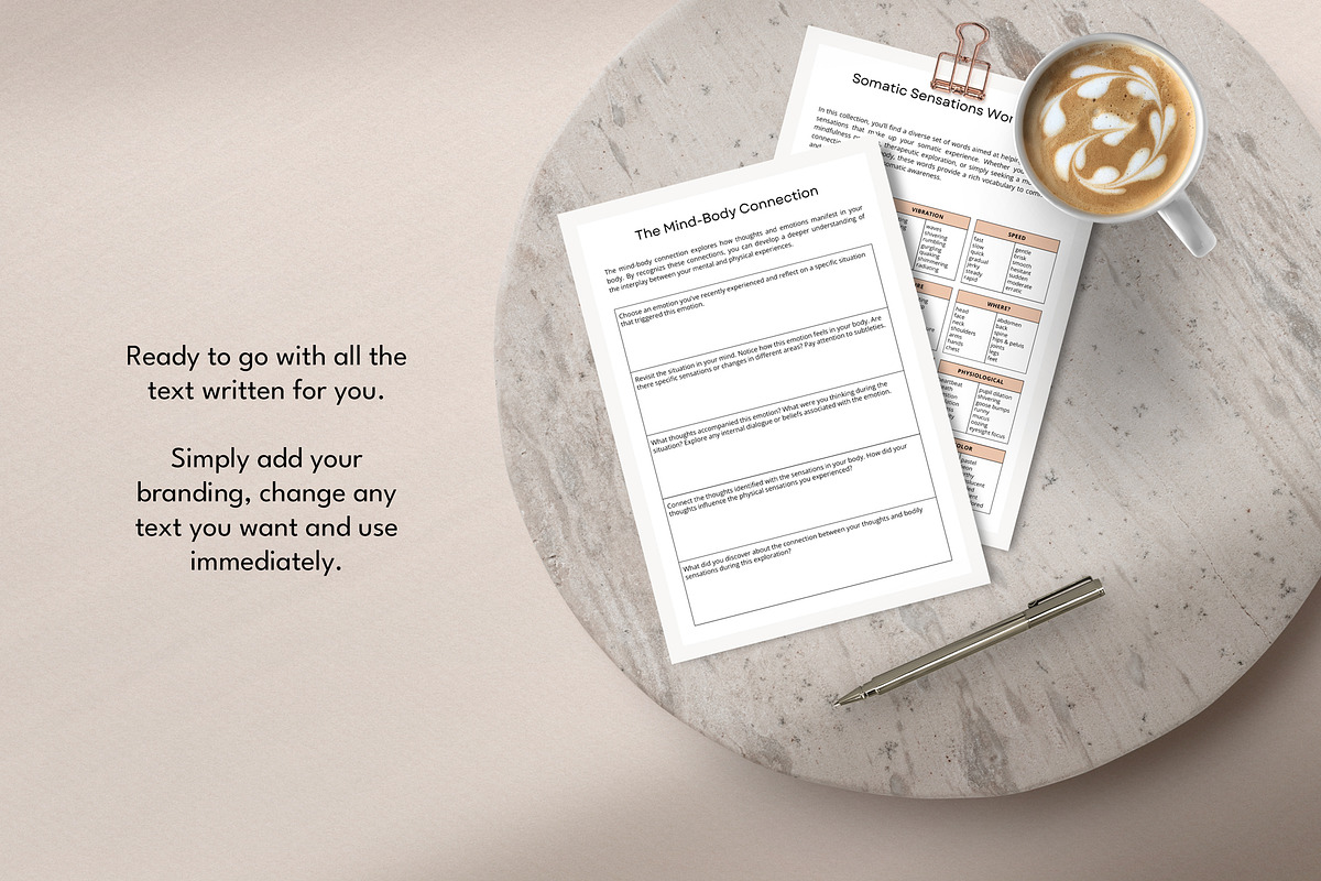 Somatic Therapy Canva Templates, a Templates & Theme by Miri Campbell (Photo 8 of 8)