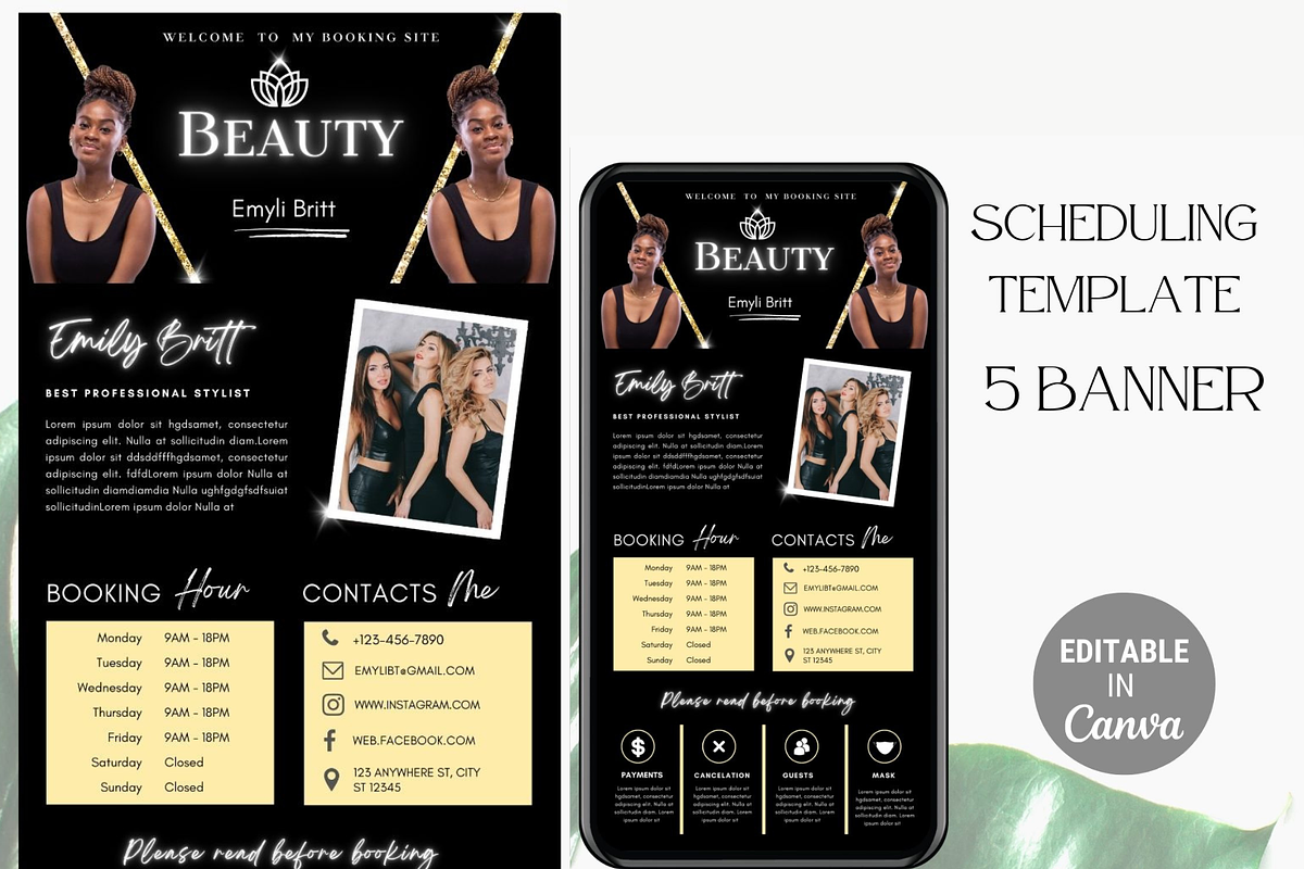 Acuity Scheduling Template, a Templates & Theme by TimCanvaTemplate (Photo 2 of 5)
