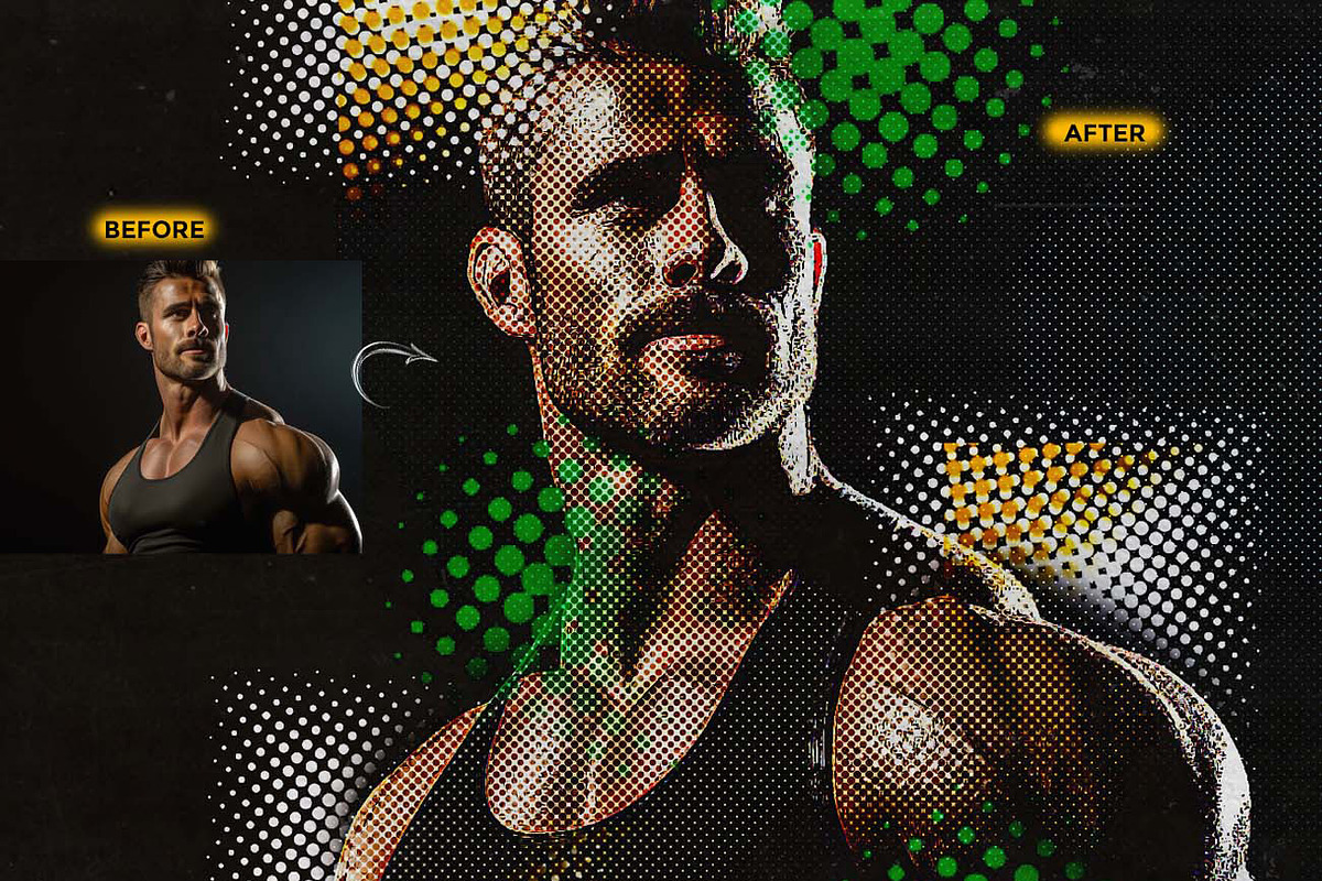 HALFTONE X Experimental Halftone, an Action Add-On by Studio Retouch (Photo 51 of 63)