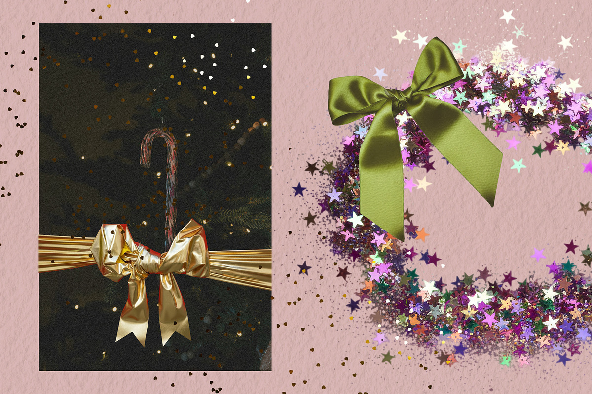 Gift Wrapped in Christmas Ribbons, an Object Graphic by Anzhelika (Photo 10 of 12)
