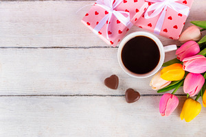 Greeting card background for Mother's Day, Valentine's Day, Inte, a Holiday Photo by Rimma