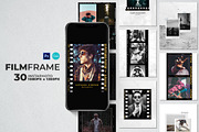 Film Frame Bundle, a Social Media Template by Analogi Studio (Thumbnail 19 of 53)