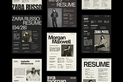 10 Resume bundle Canva Template, a Presentation Template by Amaré Creative (Thumbnail 7 of 9)