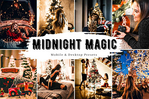 10 Midnight Magic Lightroom Presets, a Preset Add-On by LucaTheme