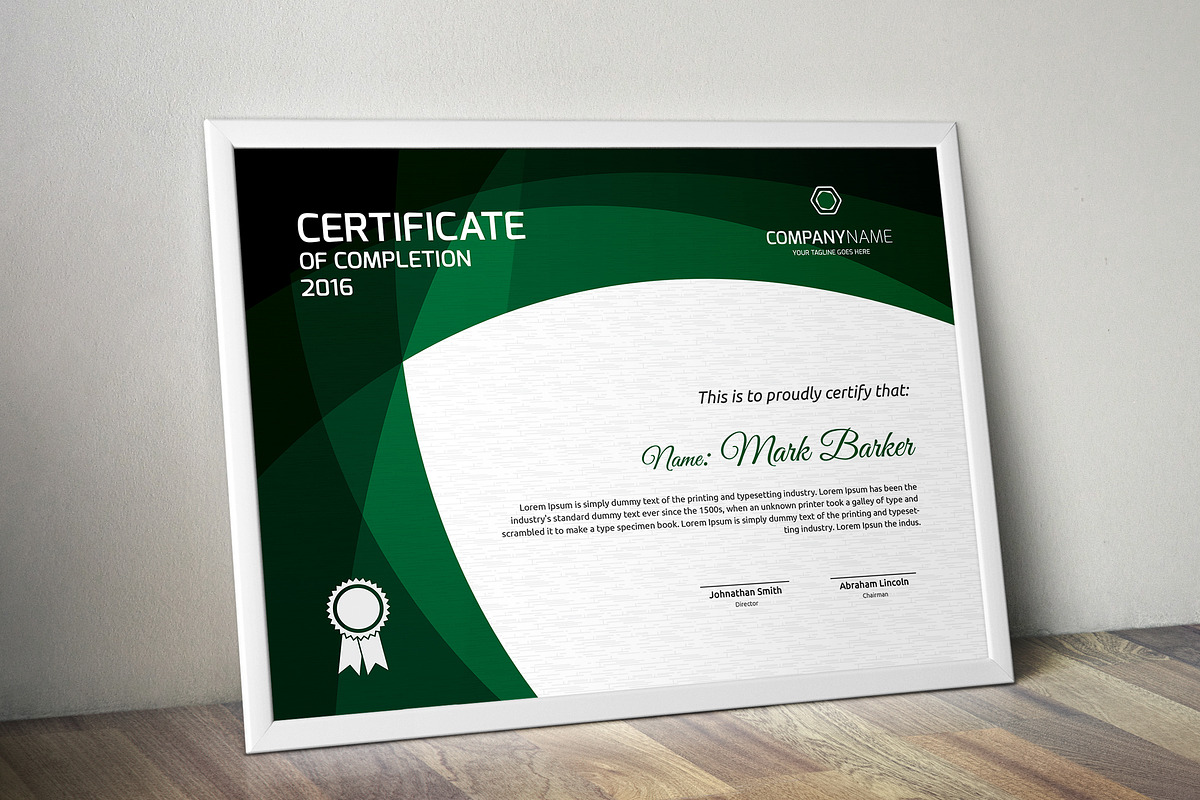 Certificate, a Stationery Template by Curve Design (Photo 4 of 5)