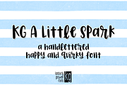 KG A Little Spark, a Script Font by Kimberly Geswein Fonts (Thumbnail 1 of 3)