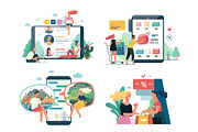 Company website vector Illustrations, a Work Illustration by Grivina's shop (Thumbnail 5 of 26)