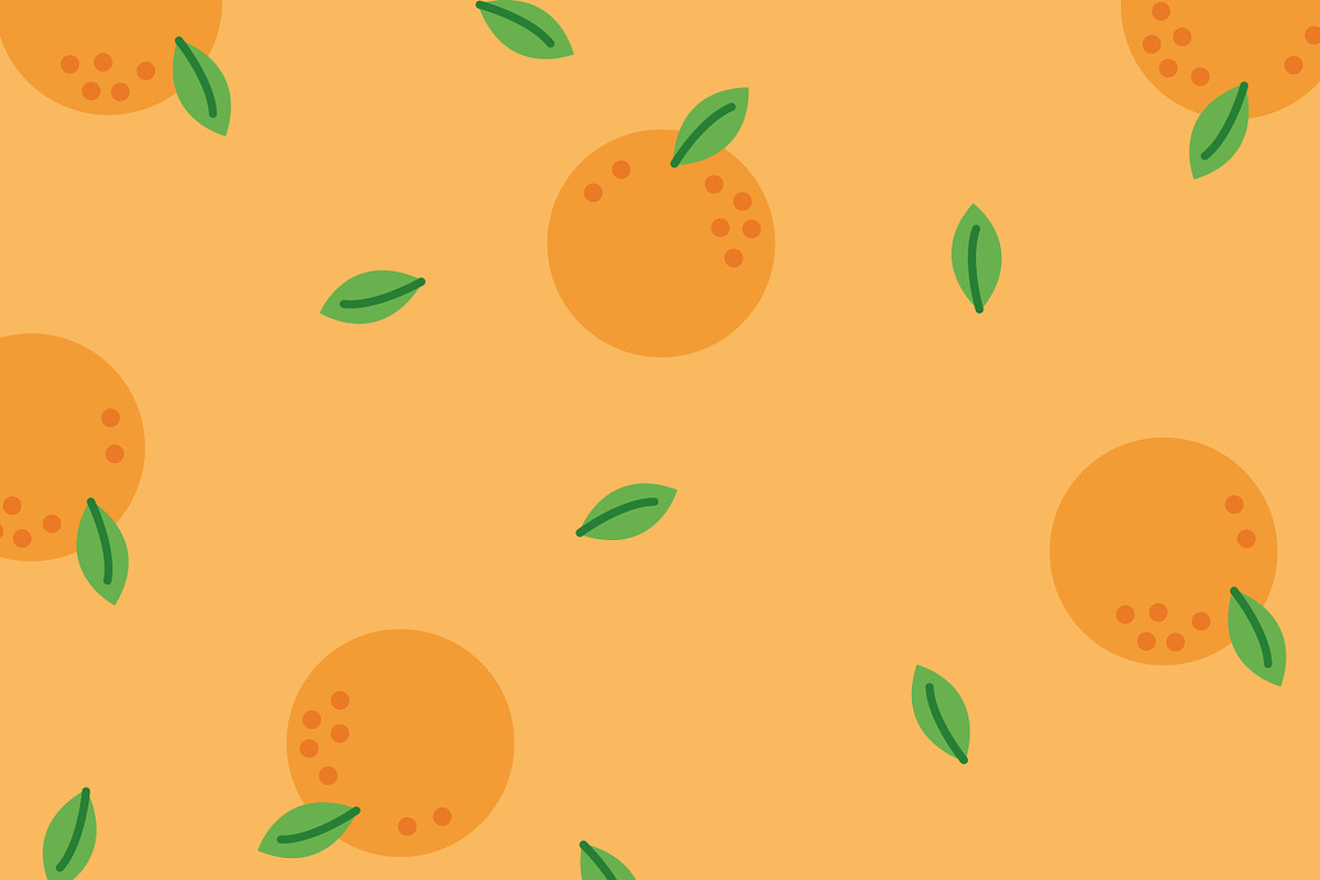 Organic Oranges Seamless Pattern, a Pattern Graphic by PINKARTS