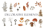 Magic of november, an Animal Illustration by Love Watercolor Store (Thumbnail 8 of 12)