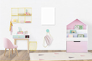 Kids Room Wall/Frame Mock Up 29, a Print Template by Whimsicality (Thumbnail 4 of 4)