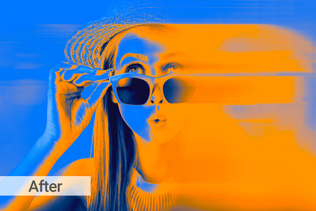Smudged Gradient Map Photo Effect, a Layer Style Add-On by graphypix (Photo 3 of 13)