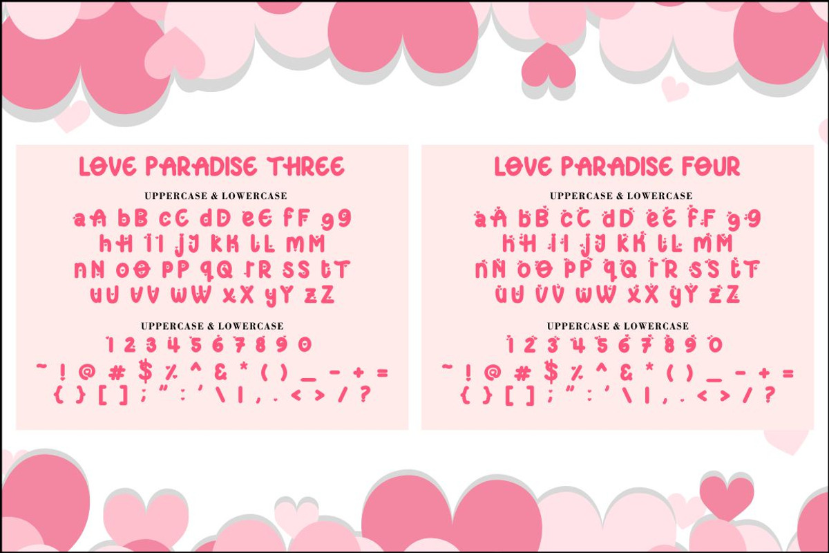 Love Paradise - 7 Quirky Love Font, a Font by PutraCetol Studio (Photo 8 of 14)