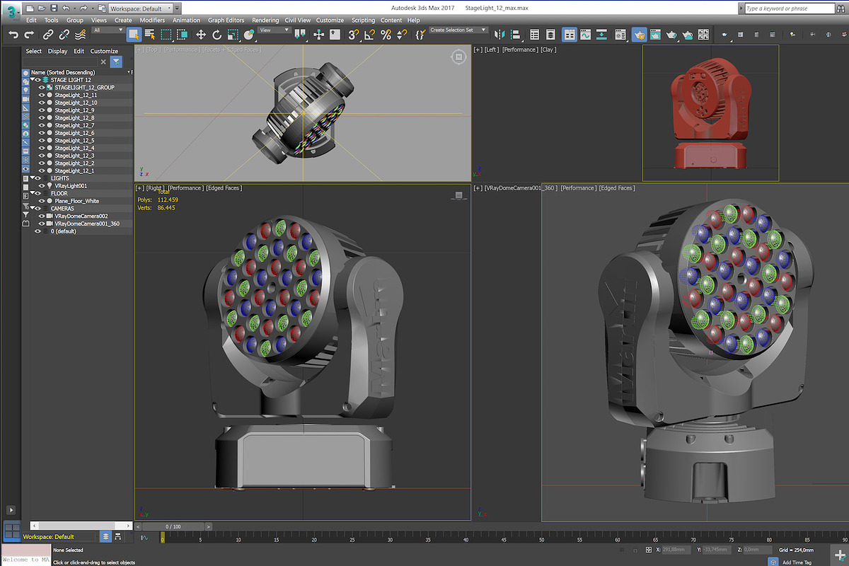 Stage Lighting Collection-14 PCS, an Object 3D Model by akerStudio (Photo 303 of 309)