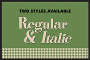 Wiseacre | Retro Modern Font!, a Serif Font by StudioWorks (Thumbnail 2 of 9)