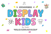 Display Kids - Playful Cartoon Font, a Sans Serif Font by KiddoGlyphs Studio (Thumbnail 1 of 5)