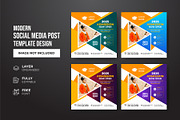 Social Media Post Template, a Social Media Template by gstudiovect21 (Thumbnail 50 of 72)