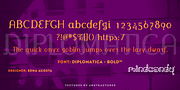 Diplomatica™, a Sans Serif Font by MINDCANDY (Thumbnail 3 of 6)