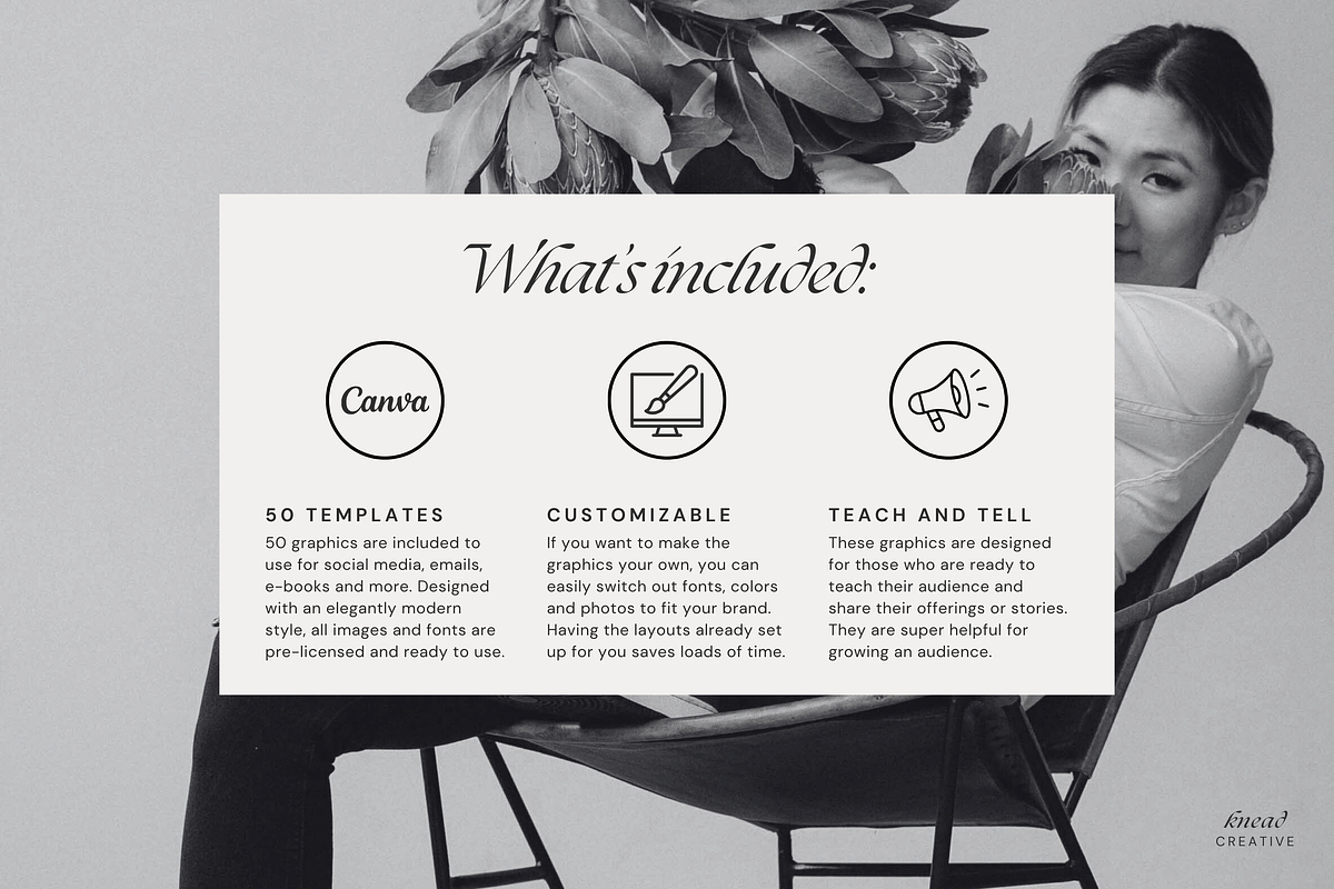 BUNDLE: Chic Canva Social Templates, a Social Media Template by Knead Creative (Photo 6 of 8)