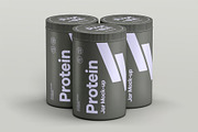 Protein Tall Jar Mock-up, a Packaging Mockup by zippypixelstudio (Thumbnail 11 of 12)