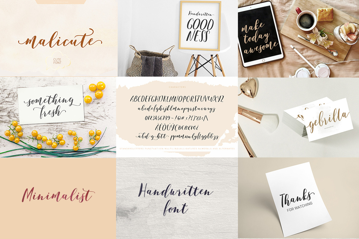 The brilliant fonts bundle, a Script Font by Franstudio (Photo 7 of 20)