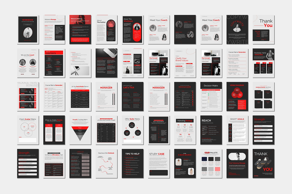 110 pages Ebook & Workbook Canva, a Magazine Template by TheBrightGrap (Photo 17 of 17)