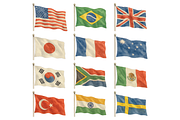 International Flags Collection, an Object Graphic by RT Studio (Thumbnail 2 of 4)