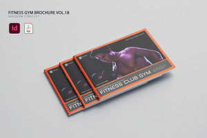 Fitness Gym Brochure Vol.18, a Brochure Template by Bewalrus Studio
