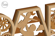 DAD Multilayer Laser Cut Template, a Templates & Theme by LaserCutano (Thumbnail 3 of 9)