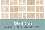 French Folios Printable Textures, a Texture Graphic by Polka Dot Pixels (Thumbnail 1 of 3)