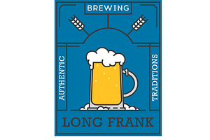 Labels for beer bottles