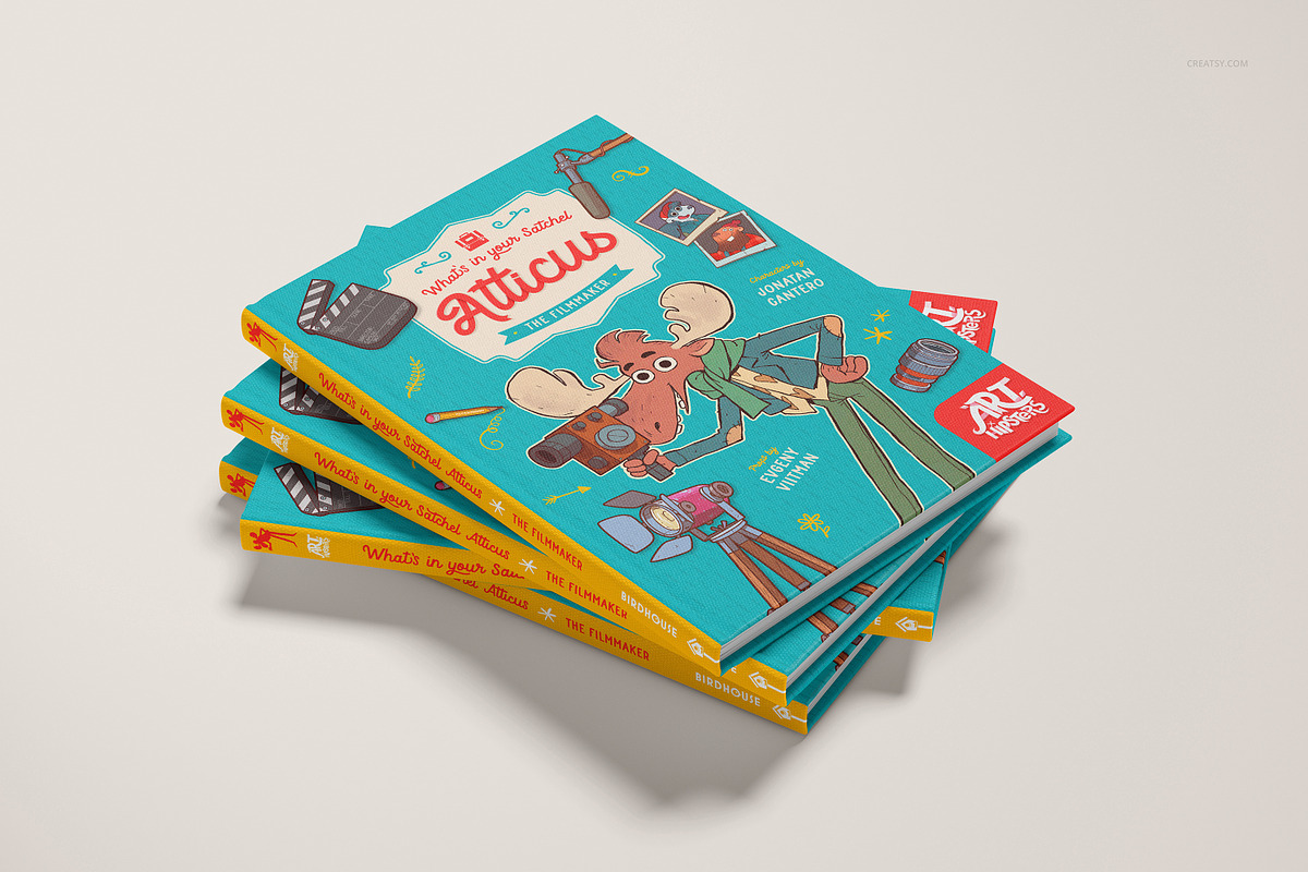 Buckram Hardcover Book Mockup, a Books & Magazine Mockup by creatsy5 (Photo 19 of 23)