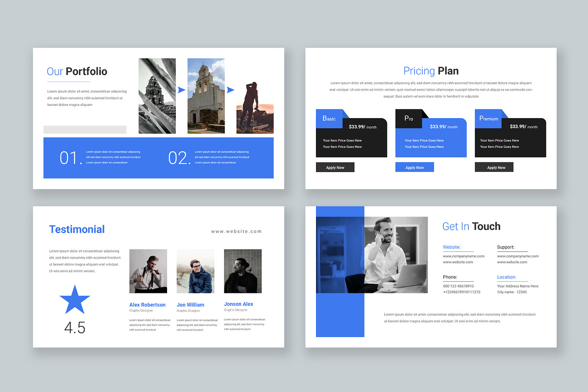Design Portfolio Presentation, a Presentation Template by Pixelpick (Photo 4 of 4)