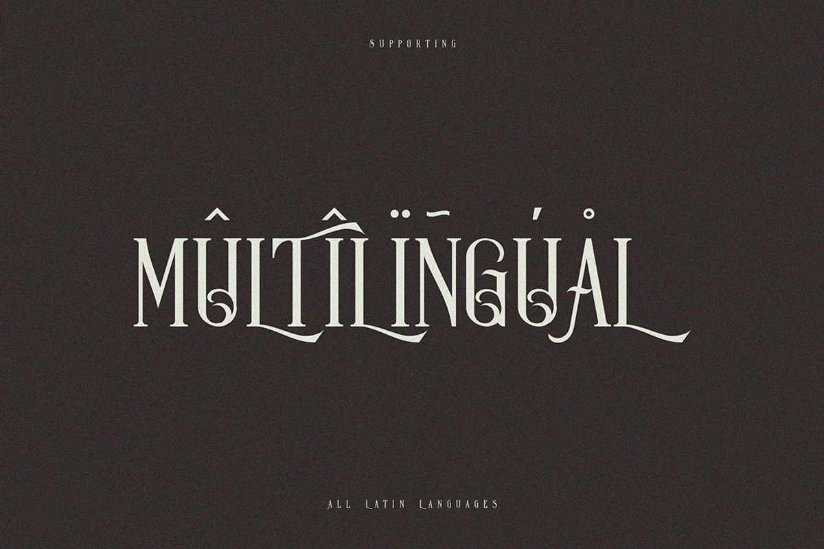 Dark Luna Vintage Condensed Serif, a Slab Serif Font by JumboDesign (Photo 4 of 6)
