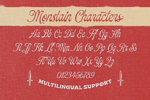 The Monstain - Vintage Script Font