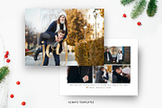 Christmas Card Template CC095, a Card Template by Always Templates (Thumbnail 1 of 3)