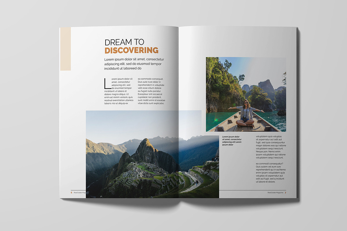 Travel Magazine Template, a Magazine Template by xtratimebd (Photo 3 of 10)