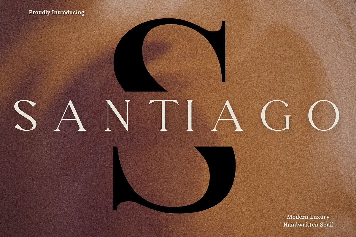 Santiago |  Modern Luxury Serif, a Serif Font by Aditastudios (Photo 1 of 8)