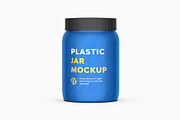 Plastic Jar Mockup, a Packaging Mockup by UnicDesign (Thumbnail 4 of 5)