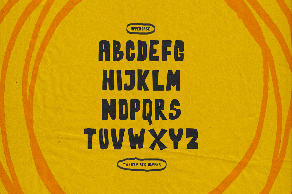 Reborn Display Font Typeface, a Sans Serif Font by ZAL STUDIO (Photo 4 of 5)