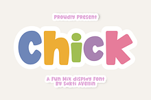 Chick - Fun Mix Display Font