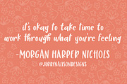 The 8 Fonts Bundle, a Script Font by Jordyn Alison Designs (Thumbnail 9 of 17)