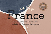 France + Free 6 Premade Background, a Serif Font by Graphicfresh (Thumbnail 8 of 8)